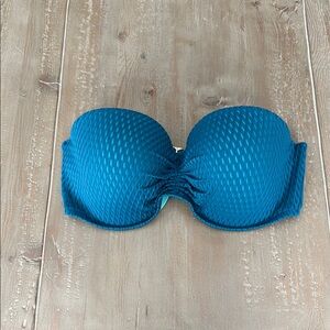 Shade & Shore Teal Strapless Bikini Top - 36C - Excellent Condition